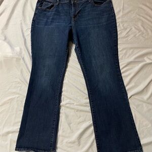 Old Navy Dark Blue Flare Jeans Size 20 stretch